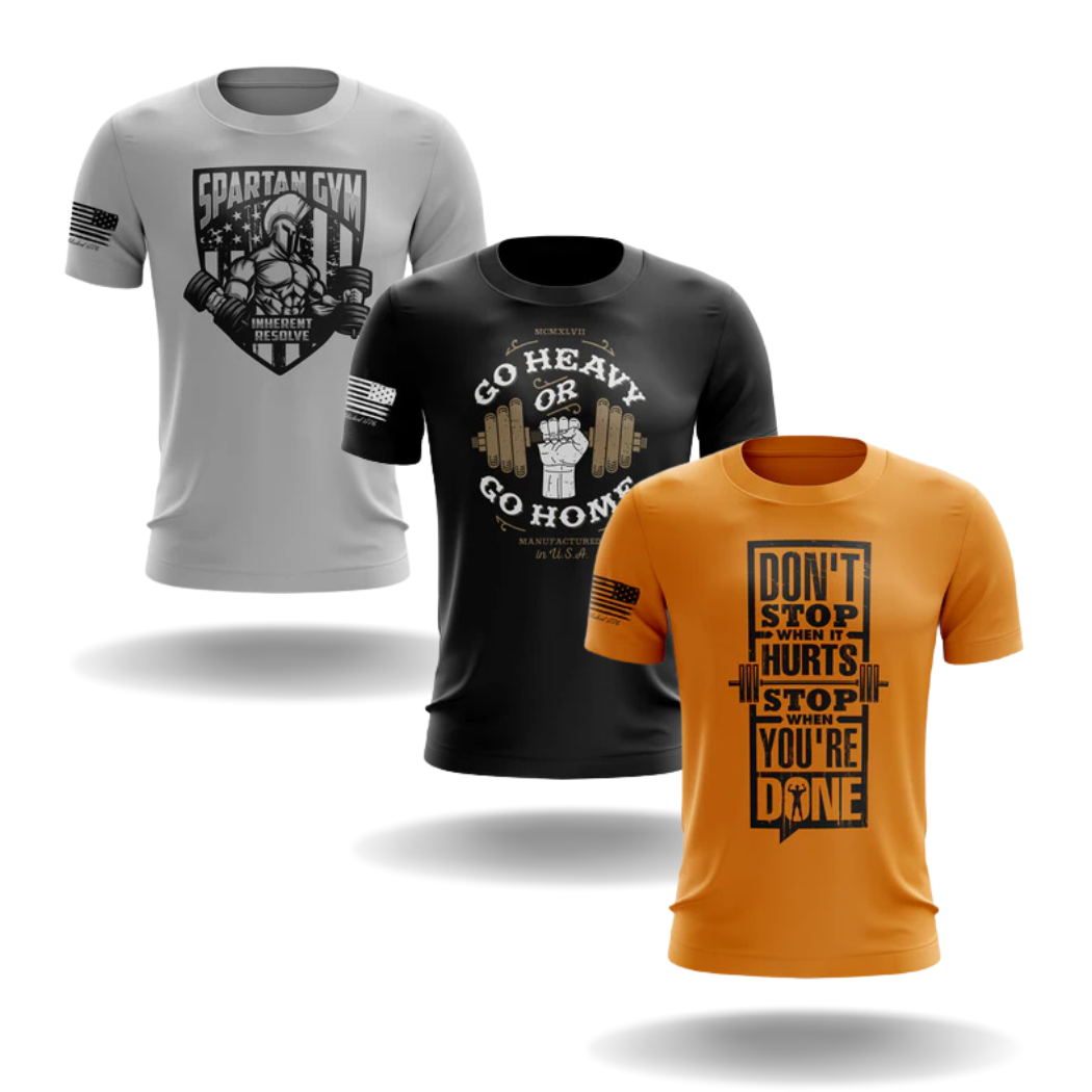 Gym 2 T-shirts - 3 Pack