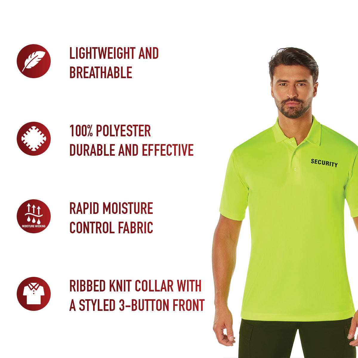 Moisture Wicking Polo Shirt