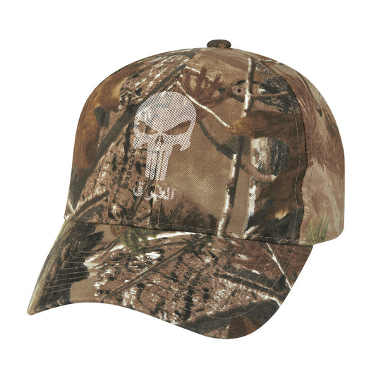 PUNISHER - REALTREE /// EMBROIDERED 6 PANEL BASEBALLCAP