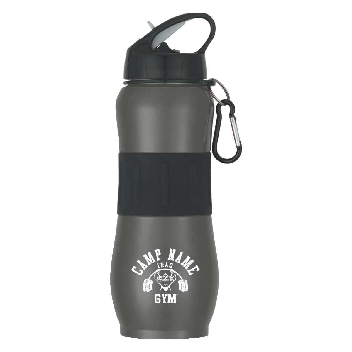 GYM /// STAINLESS TEAL SPOT BOTTLE