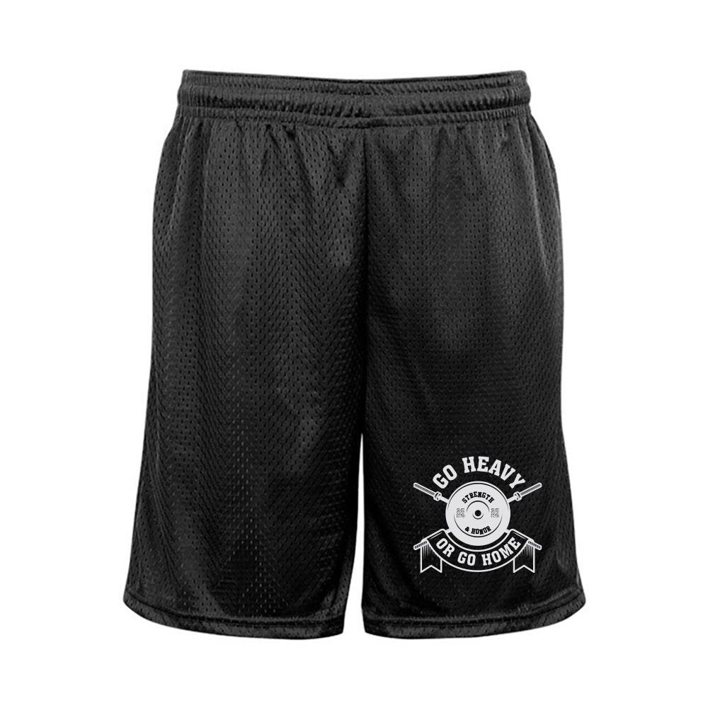 GO HEAVY GYM /// MENS SHORT