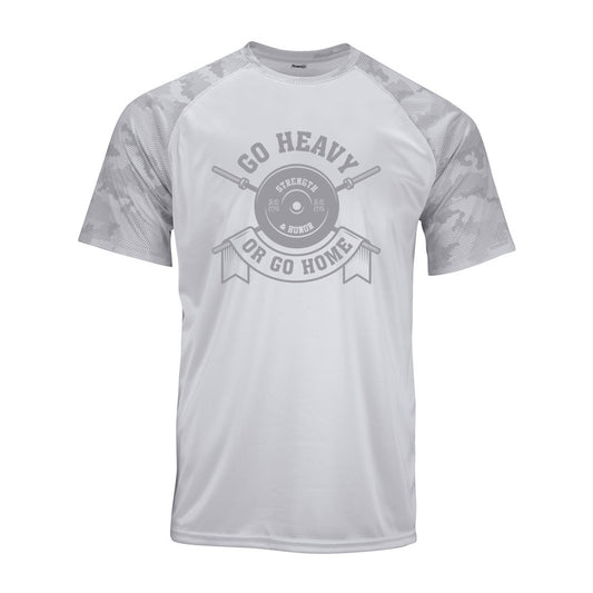 GO HEAVY GYM /// MENS SHORTSLEEVE DRIFIT